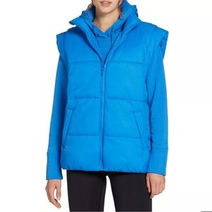 DSG, Stratus Oversized Vest, Cobalt, Size XS/S